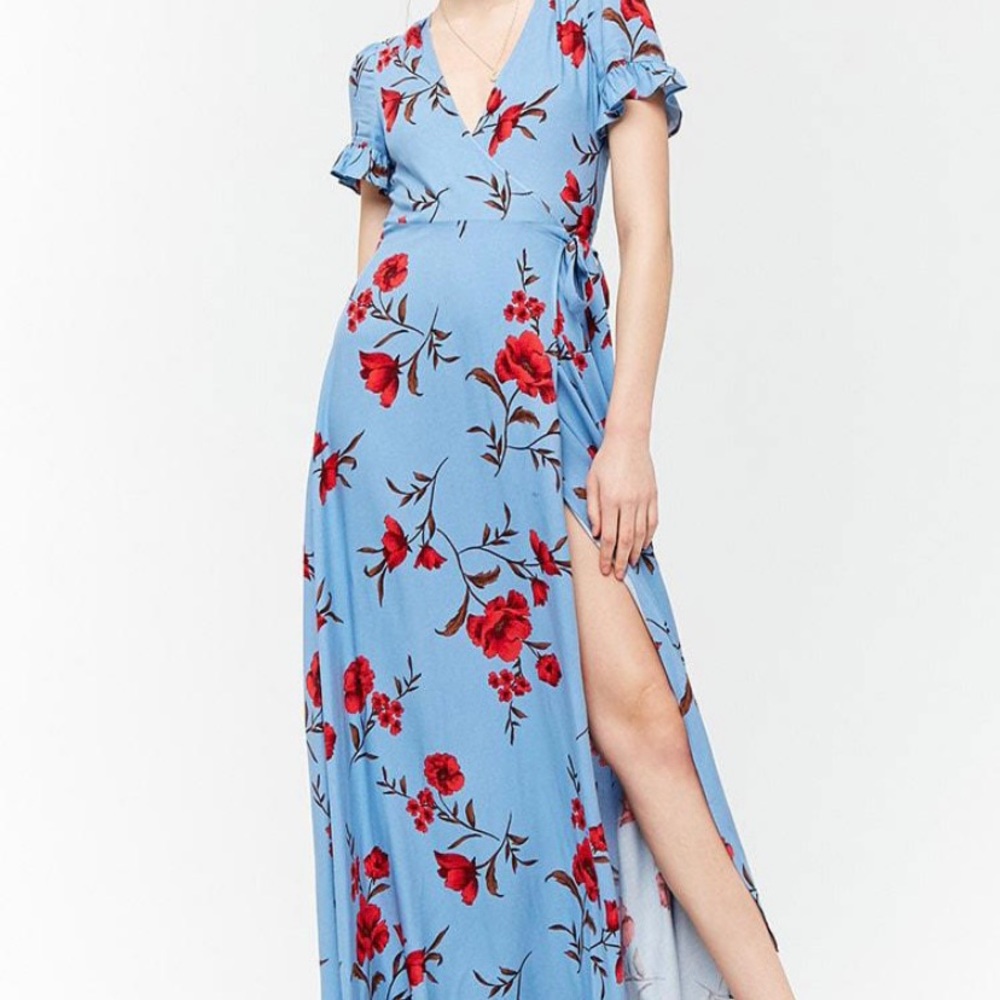 Forever 21 True Wrap Maxi Dress